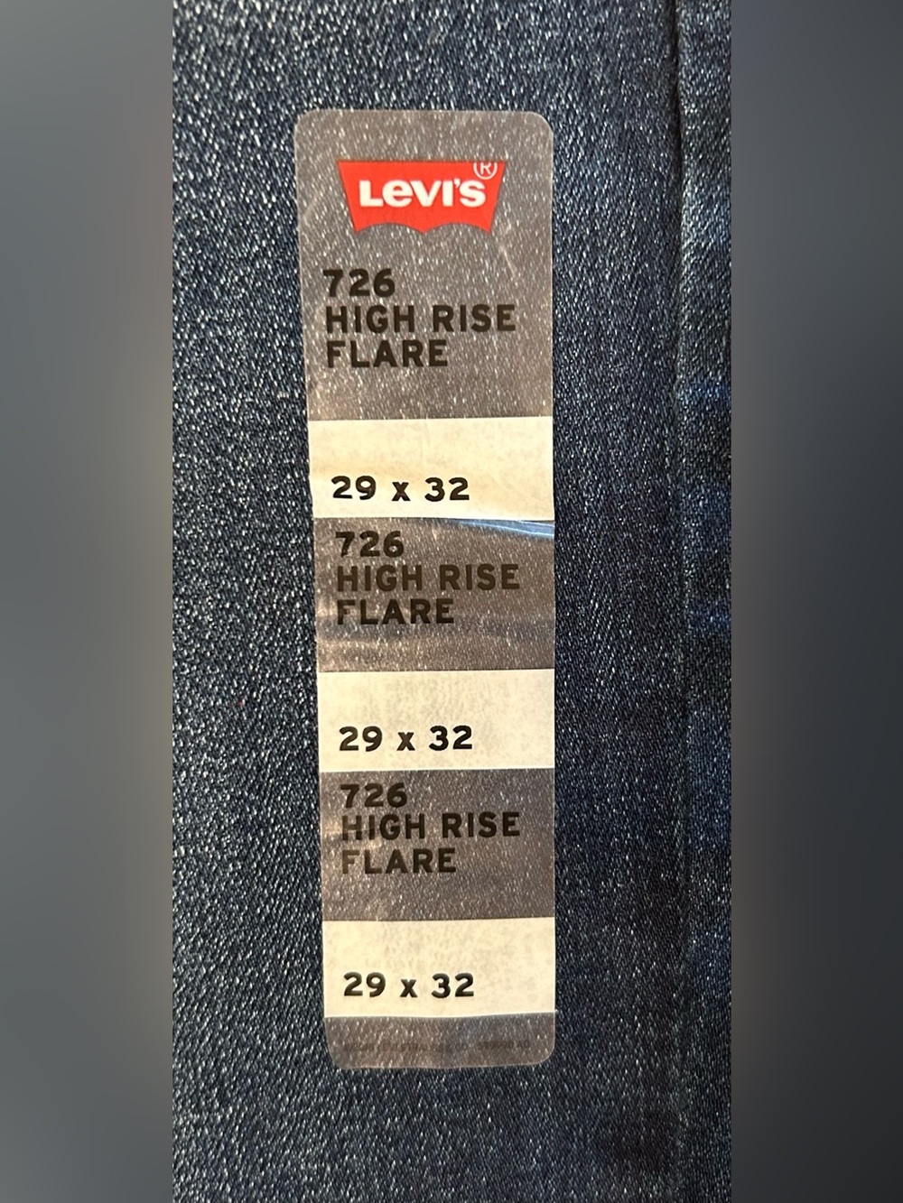 Levi's Women's Dark Blue Flare Jeans 726 size 29 - Picture 3 of 6